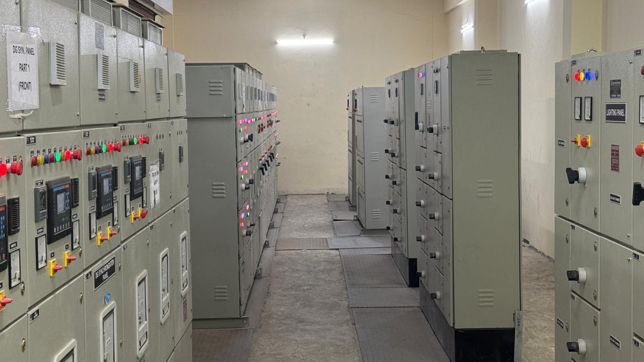 DG synchronisation panel room