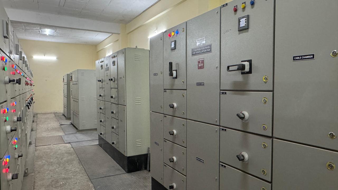 Tunnel electrical switchgear room