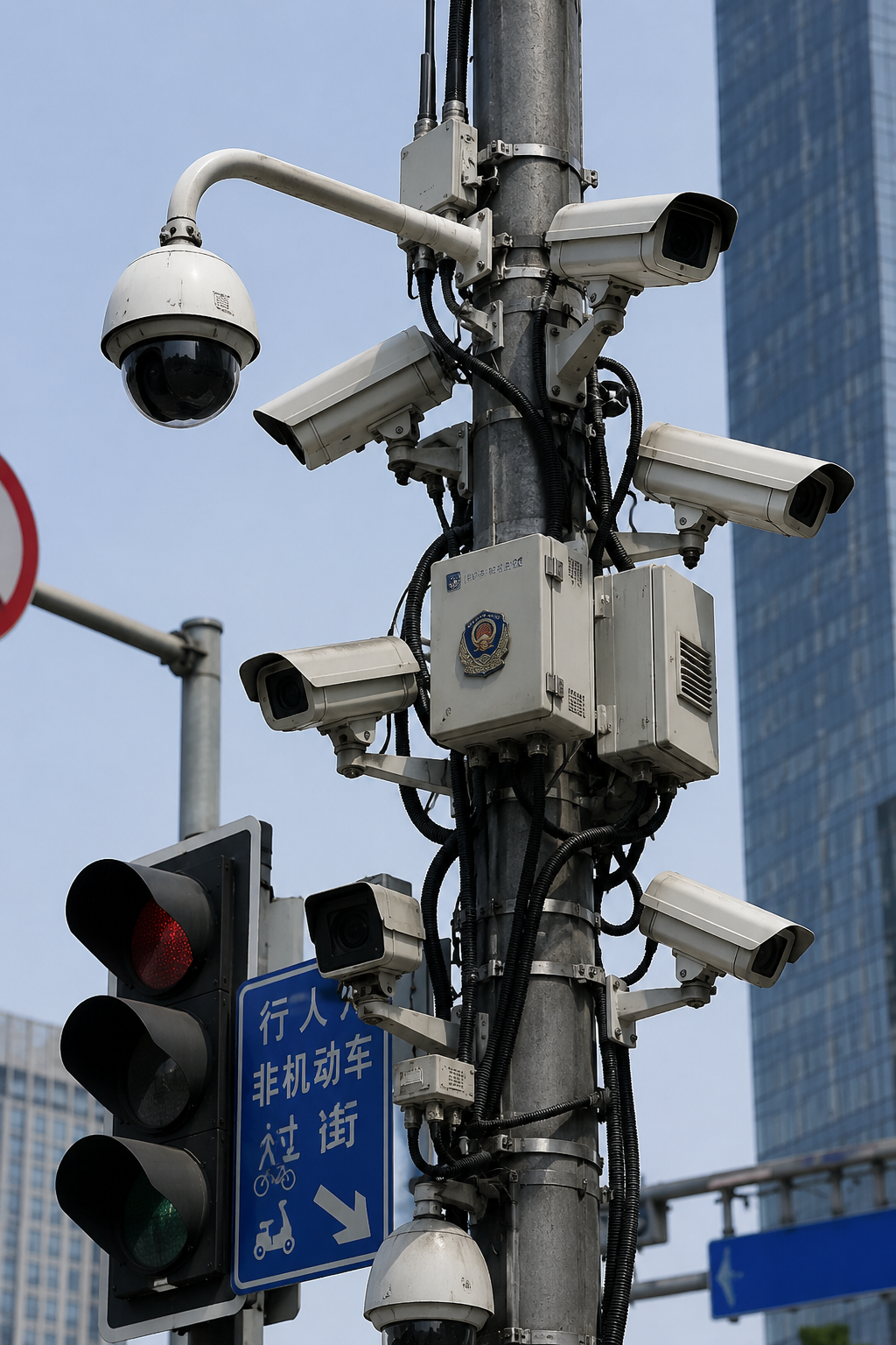 Multi-camera urban surveillance deployment